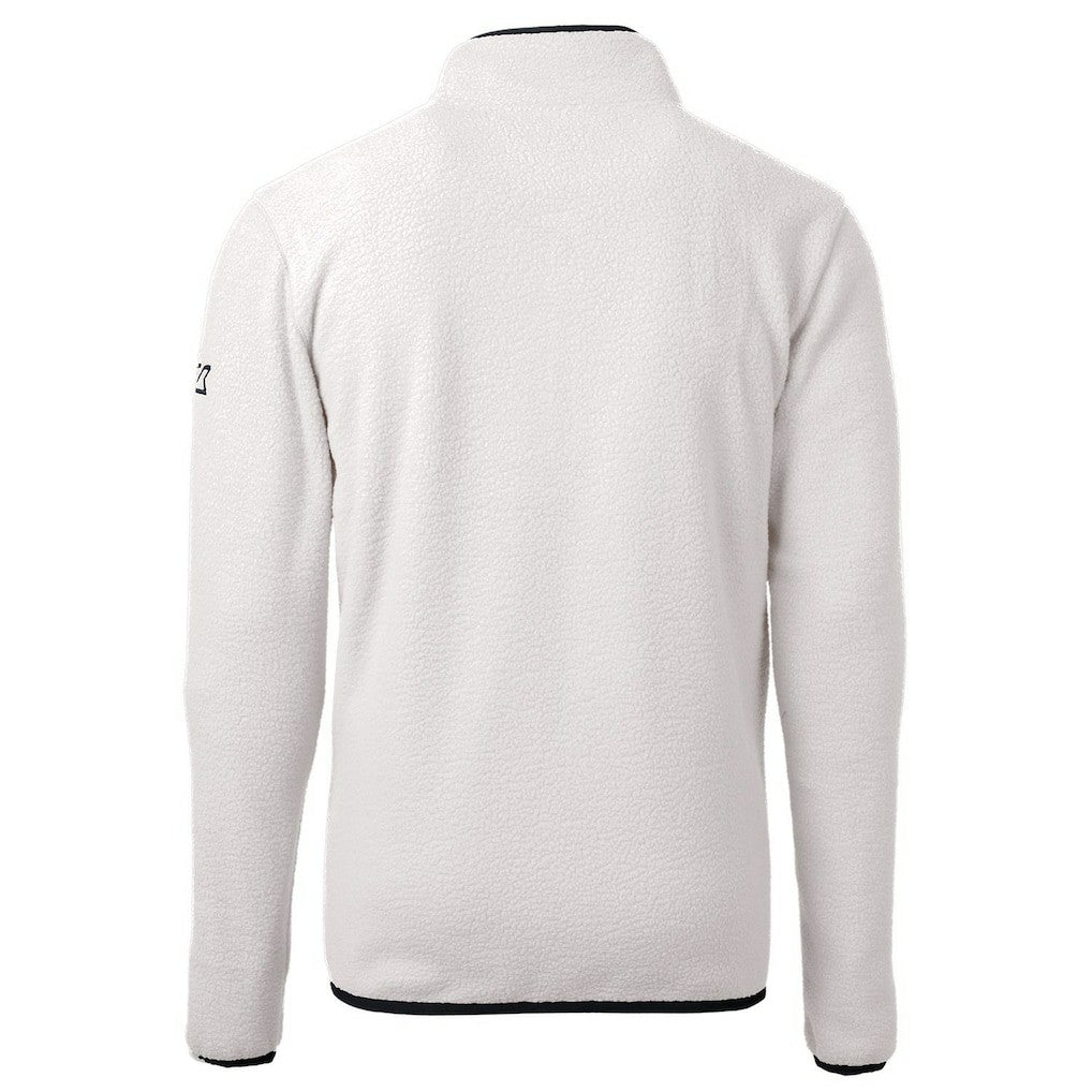 Chicago Bears Cutter & Buck Throwback Eco Sherpa Fleece Quarter-Zip Pullover Jacket - White discount