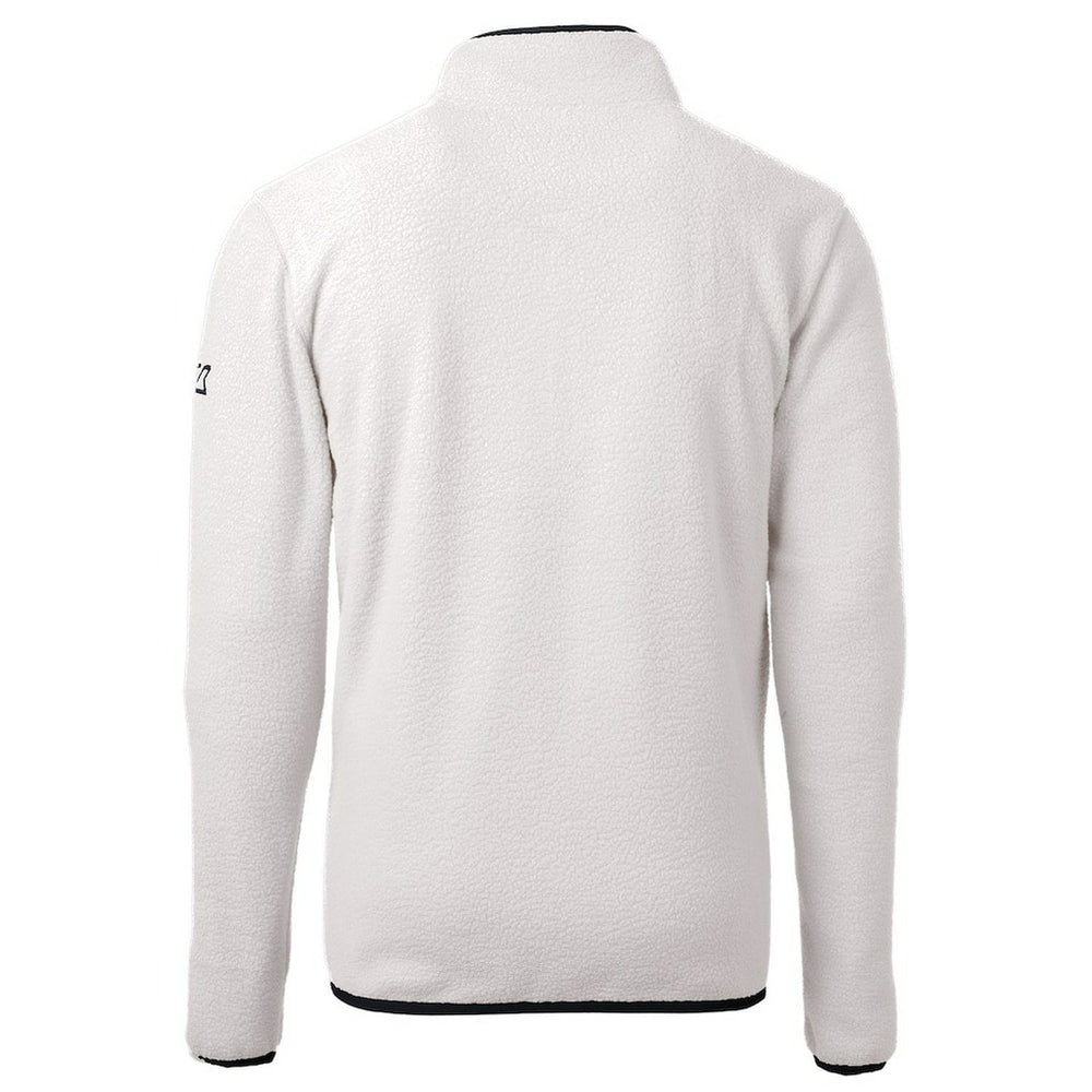 Chicago Bears Cutter & Buck Throwback Eco Sherpa Fleece Quarter-Zip Pullover Jacket - White discount