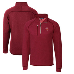 Tampa Bay Buccaneers Cutter & Buck Mainsail Sweater-Knit Half-Zip Pullover Jacket - Red discount