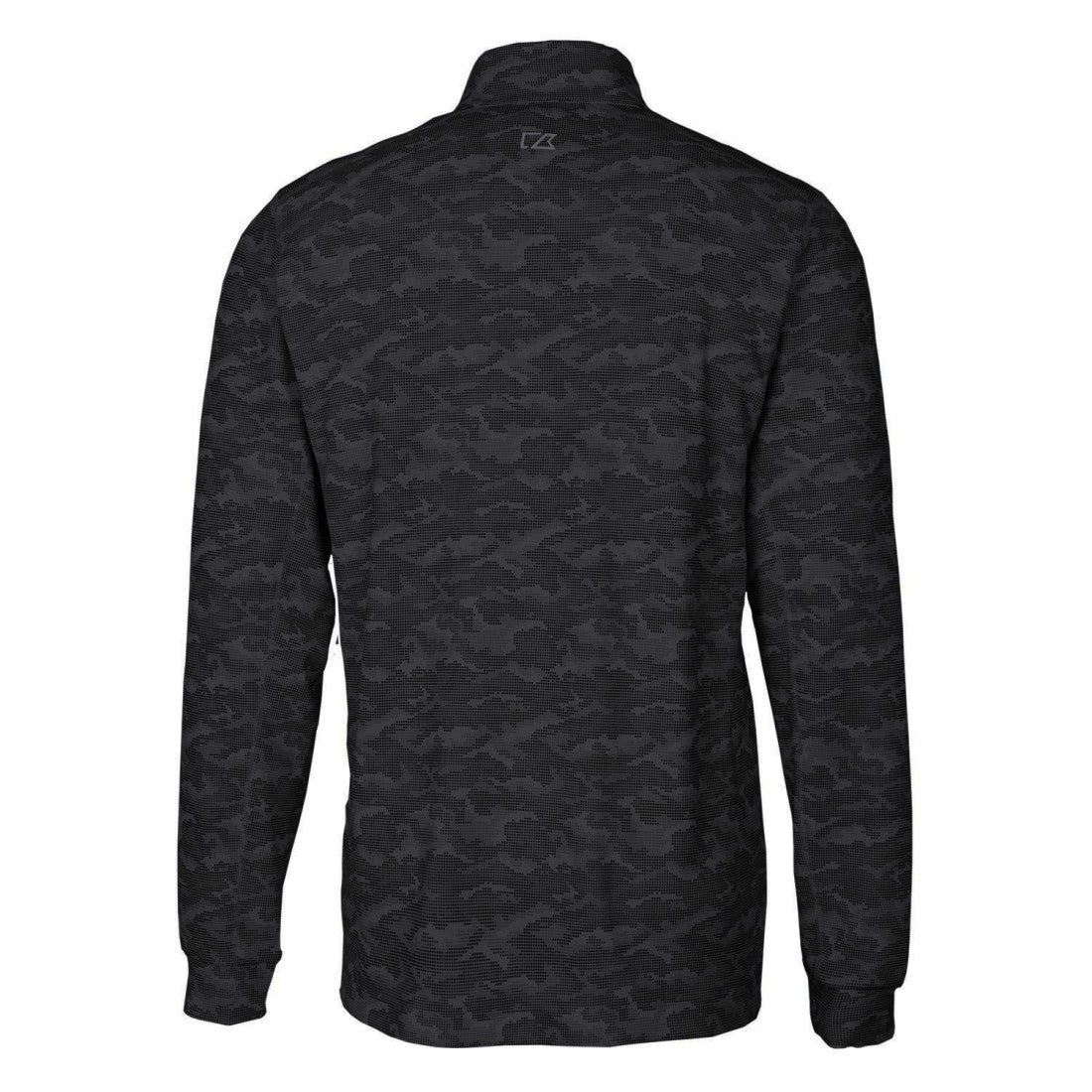 Detroit Lions Cutter & Buck Throwback Logo Traverse Camo Print Stretch Quarter-Zip Pullover Top - Black sale