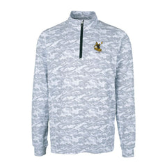 Pittsburgh Steelers Cutter & Buck Throwback Logo Traverse Camo Print Stretch Quarter-Zip Pullover Top - Charcoal outlet
