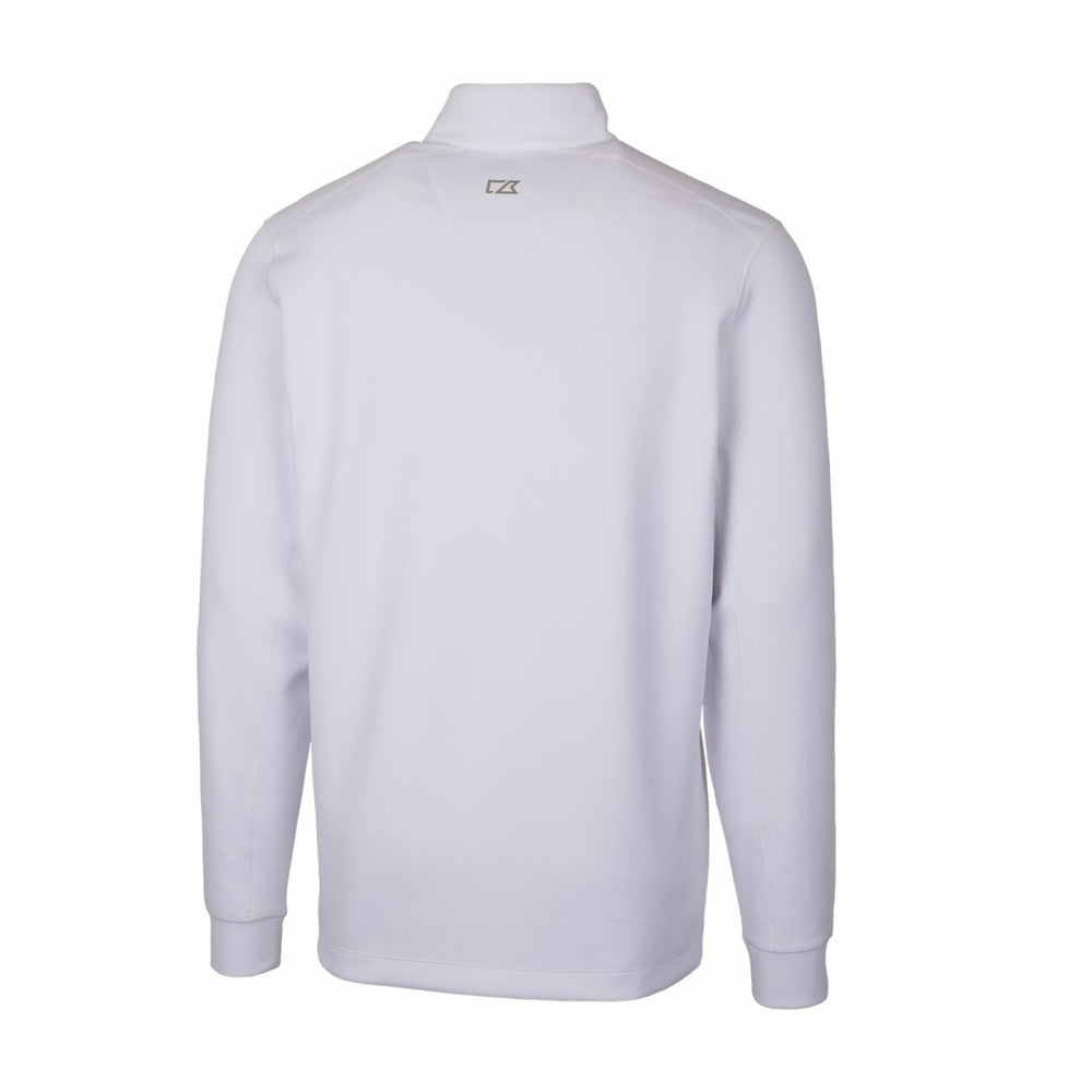 Detroit Lions Cutter & Buck Throwback Logo Traverse Stretch Quarter-Zip Pullover Top - White on sale