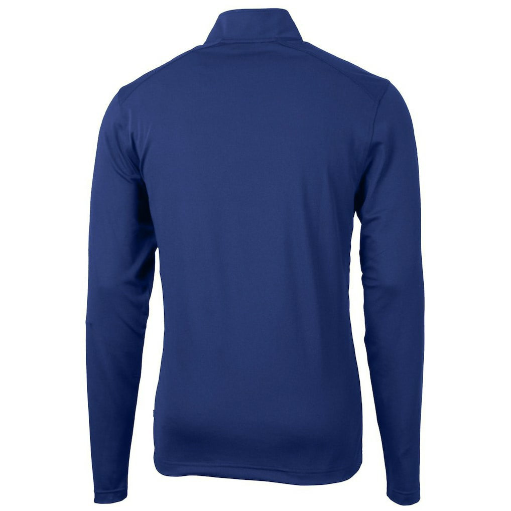 Buffalo Bills Cutter & Buck Throwback Logo Virtue Eco Pique Recycled Quarter-Zip Pullover Top - Royal outlet
