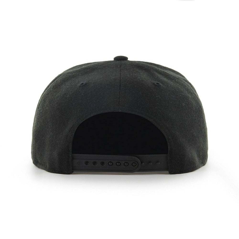 Boston Red Sox Primary Team Logo Snapback Adjustable Hat - Black | 47 brand