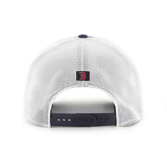 Boston Red Sox Primary Team Logo American Flag Fill Trucker Snapback Hat - Blue | 47 brand