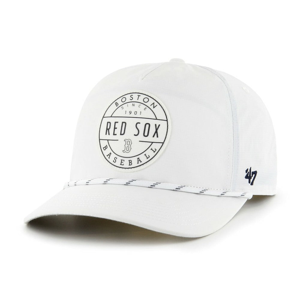 Boston Red Sox Primary Team Logo Suburbia Captain Snapback Hat - White | 47 brand