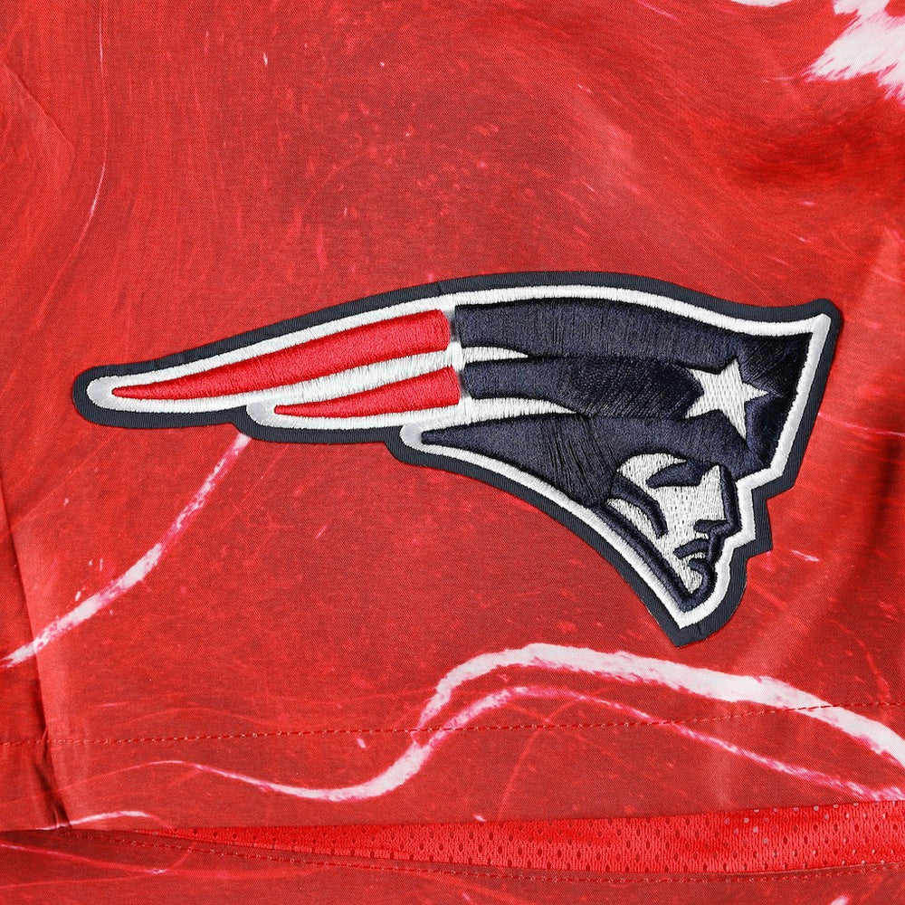 New England Patriots Pro Standard Allover Marble Print Shorts - Red discount