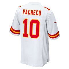 Isiah Pacheco Kansas City Chiefs Away Game Player Jersey - White | Nike outlet