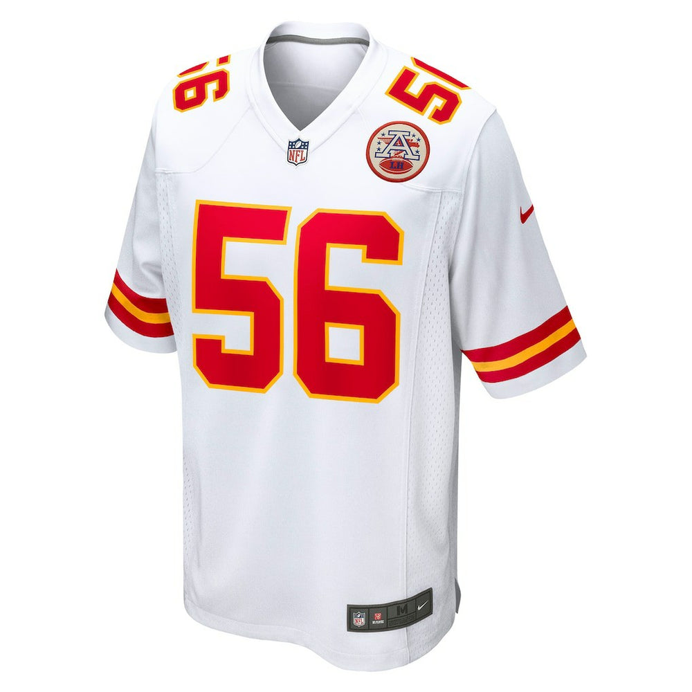 George Karlaftis Kansas City Chiefs Away Game Player Jersey - White | Nike sale