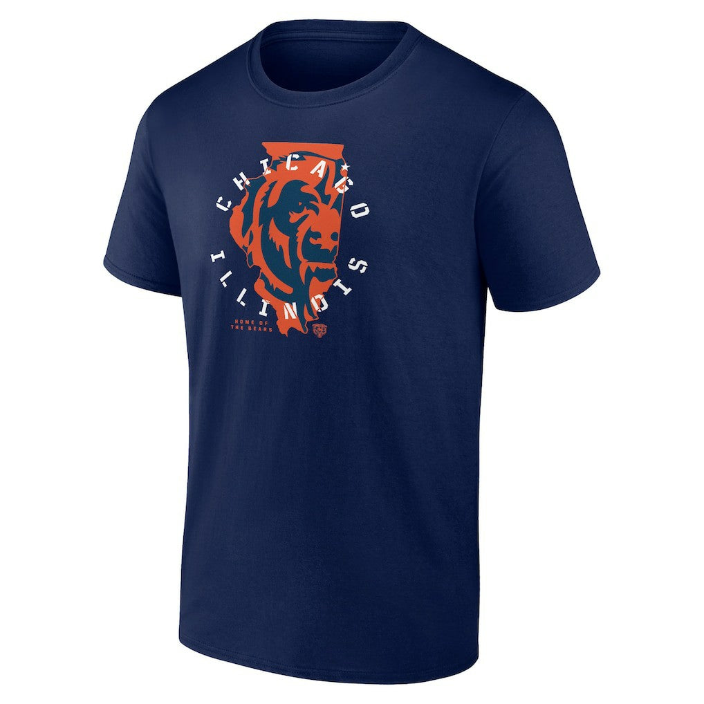 Chicago Bears Route Runner T-Shirt - Navy discount
