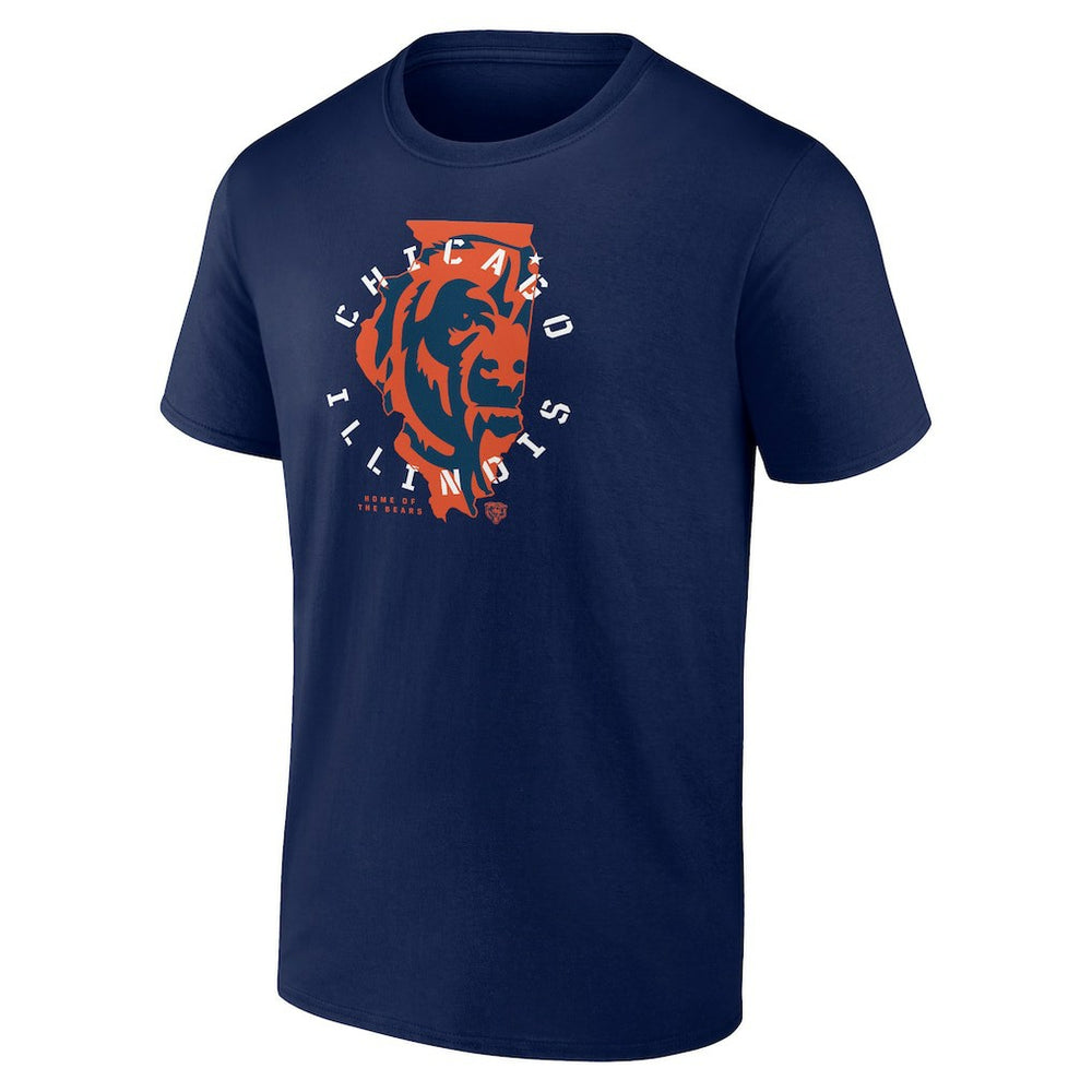 Chicago Bears Route Runner T-Shirt - Navy discount