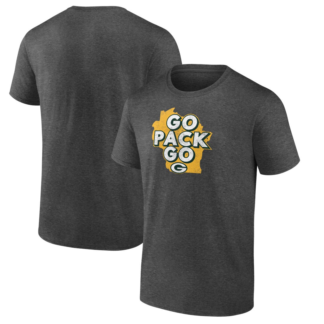 Green Bay Packers Passing Touchdown T-Shirt - Charcoal outlet