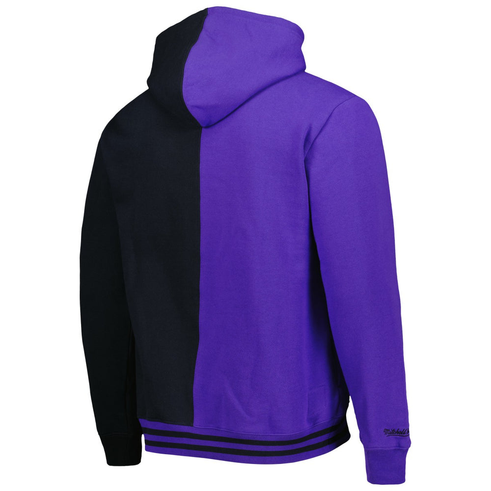 Phoenix Suns Hardwood Classics Split Pullover Hoodie - Purple/Black | Mitchell & Ness discount
