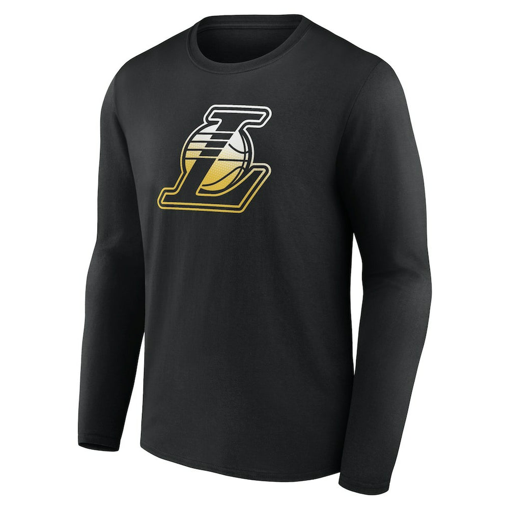 Los Angeles Lakers Gradient Logo Long Sleeve T-Shirt - Black online