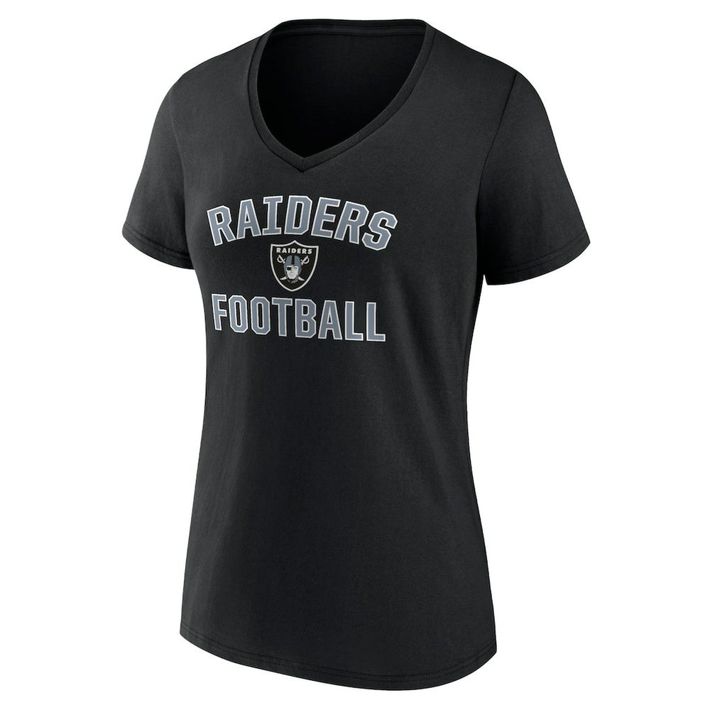 Las Vegas Raiders Victory Arch V-Neck T-Shirt - Black for sale