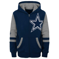 Dallas Cowboys Preschool Stadium Color Block Full-Zip Hoodie - Navy on sale
