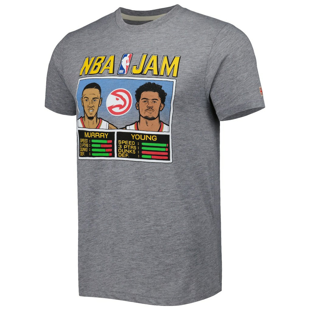 Dejounte Murray & Trae Young Atlanta Hawks Homage NBA Jam Tri-Blend T-Shirt - Gray shop