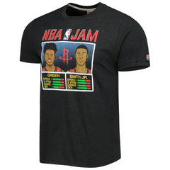 Jalen Green & Jabari Smith Jr. Houston Rockets Homage NBA Jam Tri-Blend T-Shirt - Charcoal outlet