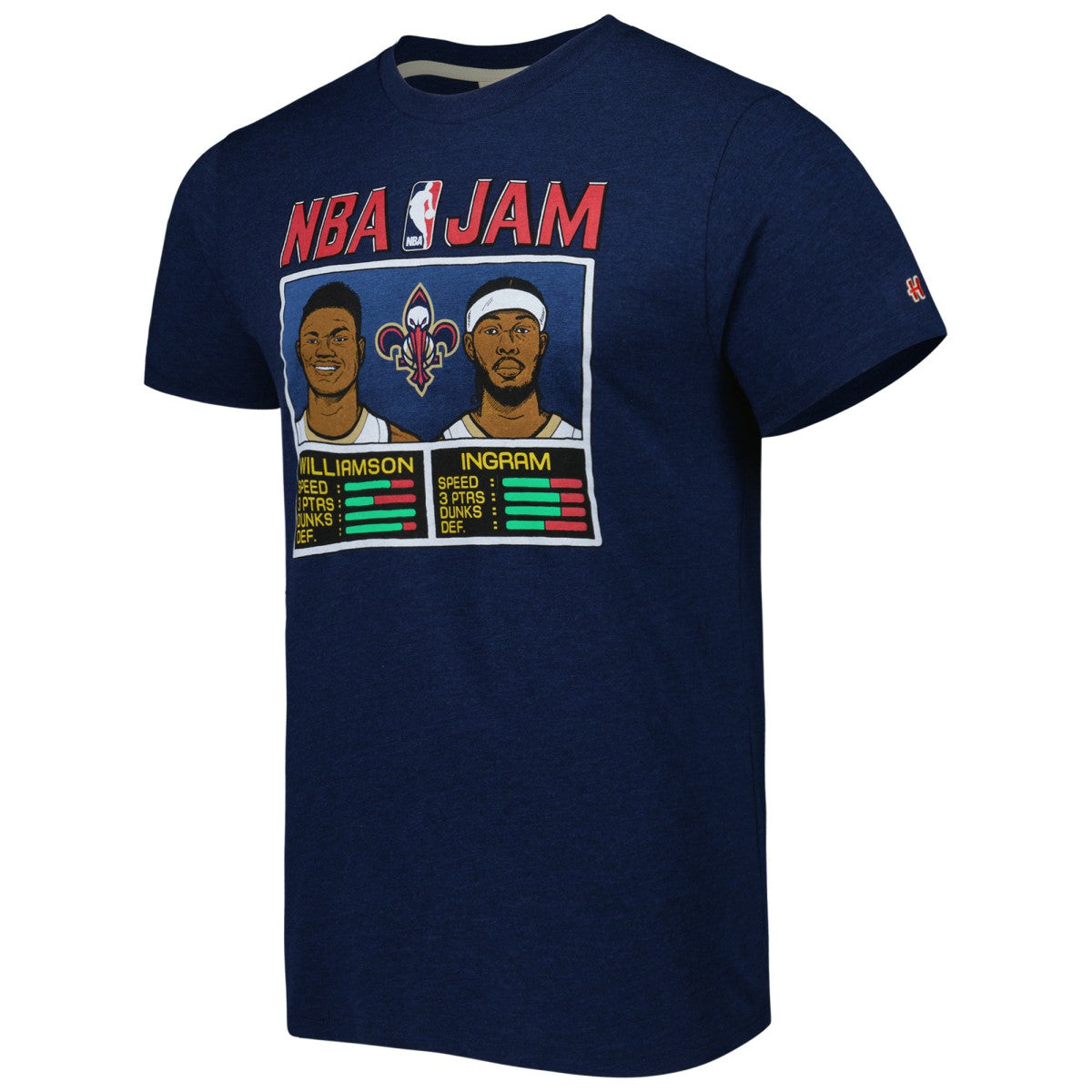 Zion Williamson & Brandon Ingram New Orleans Pelicans Homage NBA Jam Tri-Blend T-Shirt - Navy shop