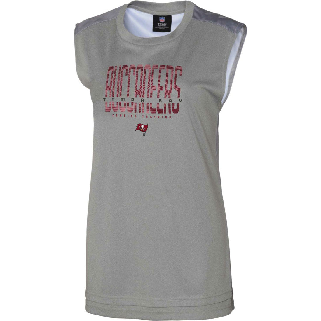 Tampa Bay Buccaneers Women's No Sweat Tank Top - Gray discount