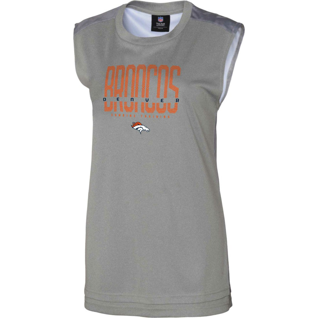 Denver Broncos Women's No Sweat Tank Top - Gray cheap