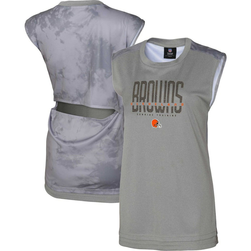 Cleveland Browns Women's No Sweat Tank Top - Gray online