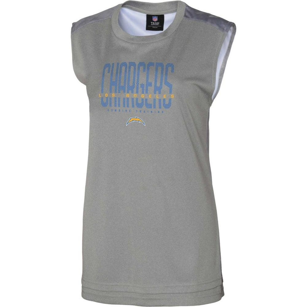 Los Angeles Chargers Women's No Sweat Tank Top - Gray sale