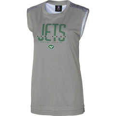New York Jets Women's No Sweat Tank Top - Gray cheap