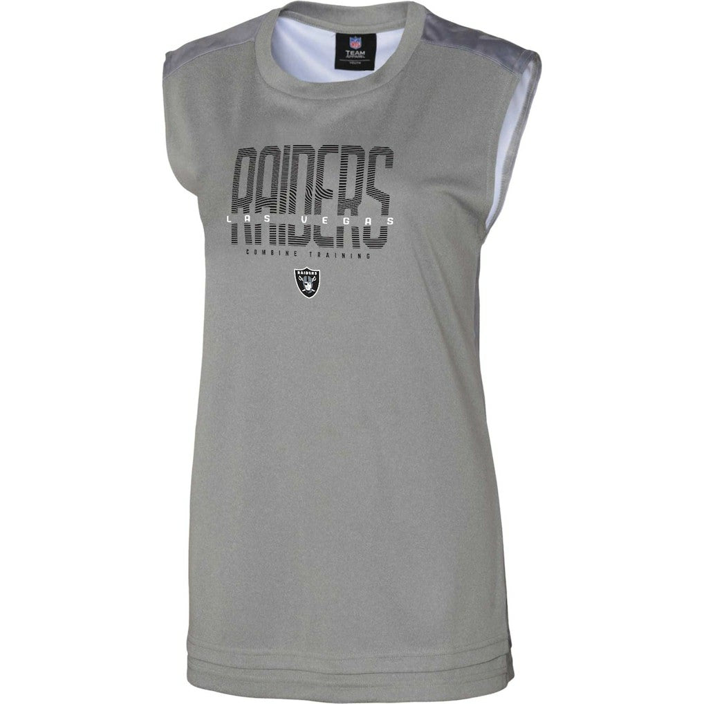 Las Vegas Raiders Women's No Sweat Tank Top - Gray cheap