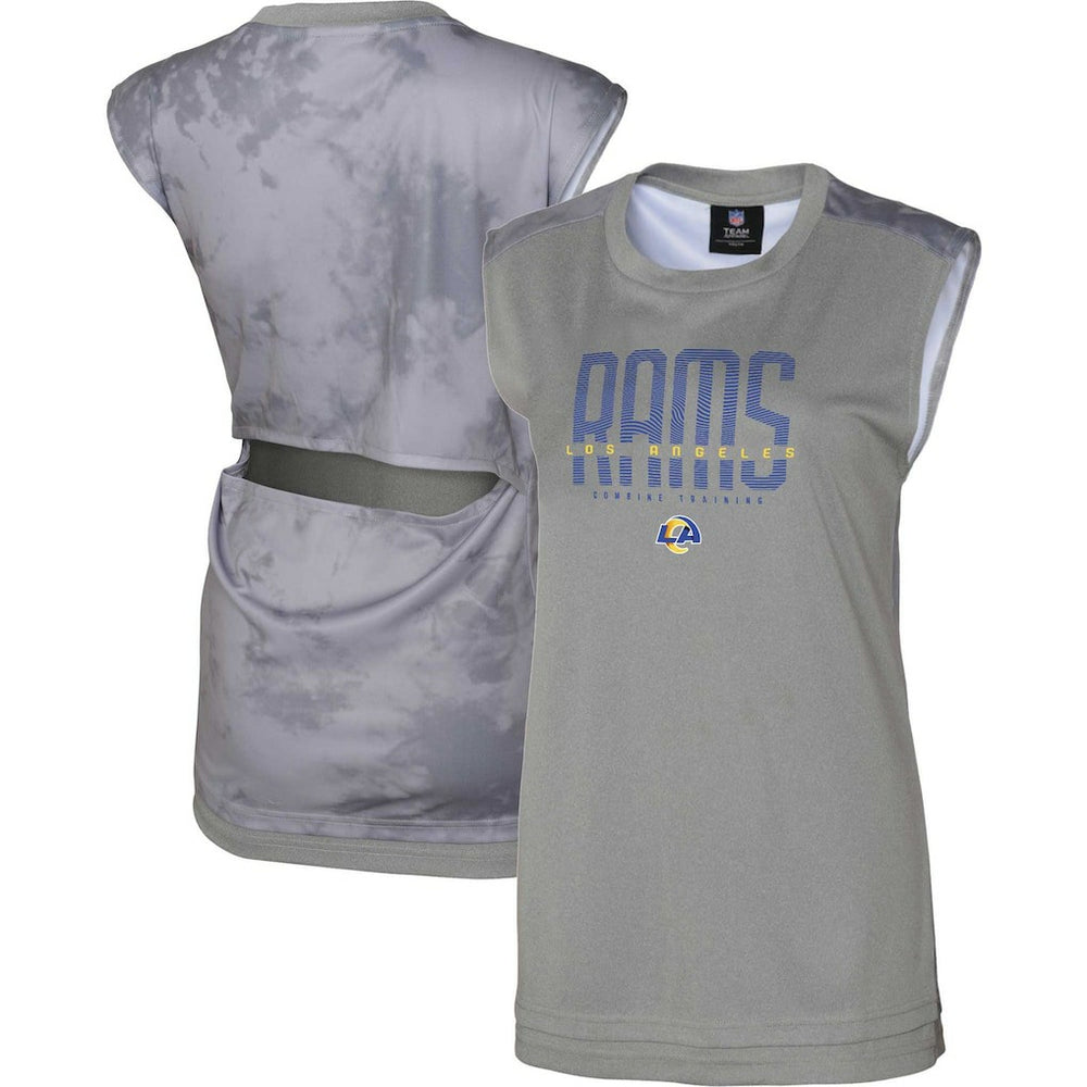 Los Angeles Rams Women's No Sweat Tank Top - Gray cheap