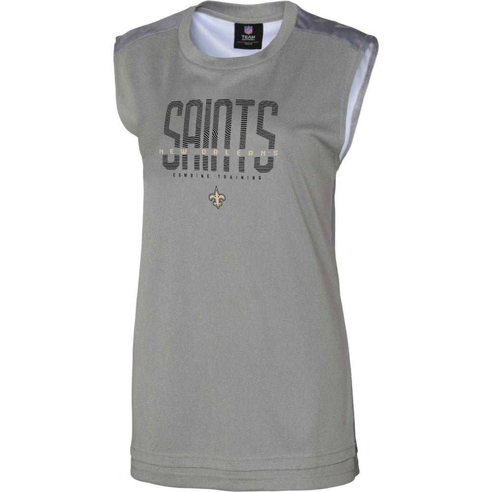 New Orleans Saints Women's No Sweat Tank Top - Gray online