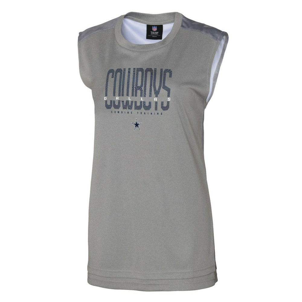 Dallas Cowboys Women's No Sweat Tank Top - Gray on sale