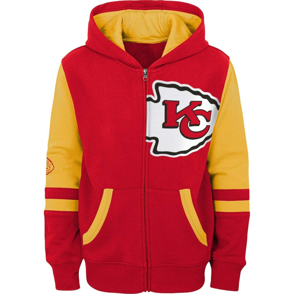 Kansas City Chiefs Preschool Stadium Color Block Full-Zip Hoodie - Red cheap