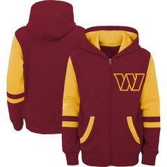 Washington Commanders Preschool Stadium Color Block Full-Zip Hoodie - Burgundy cheap