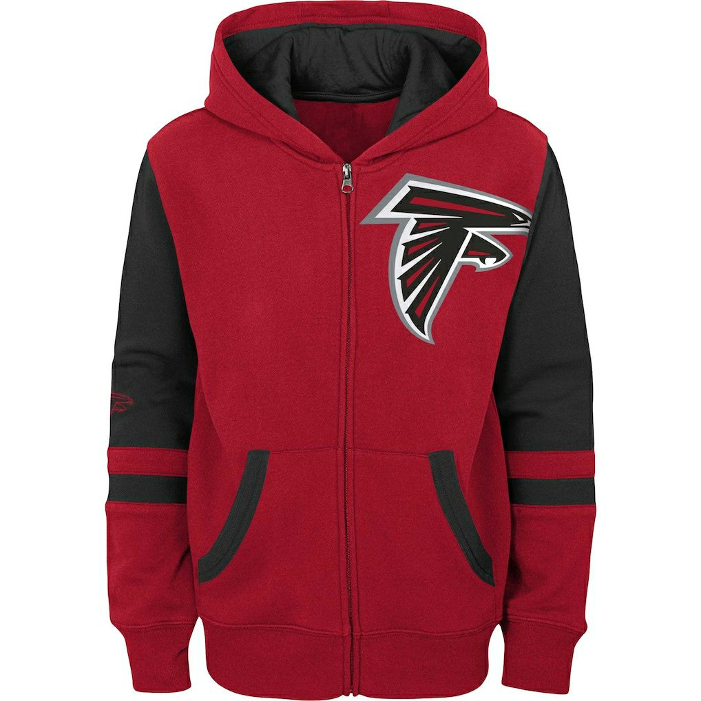 Atlanta Falcons Preschool Stadium Color Block Full-Zip Hoodie - Red for sale