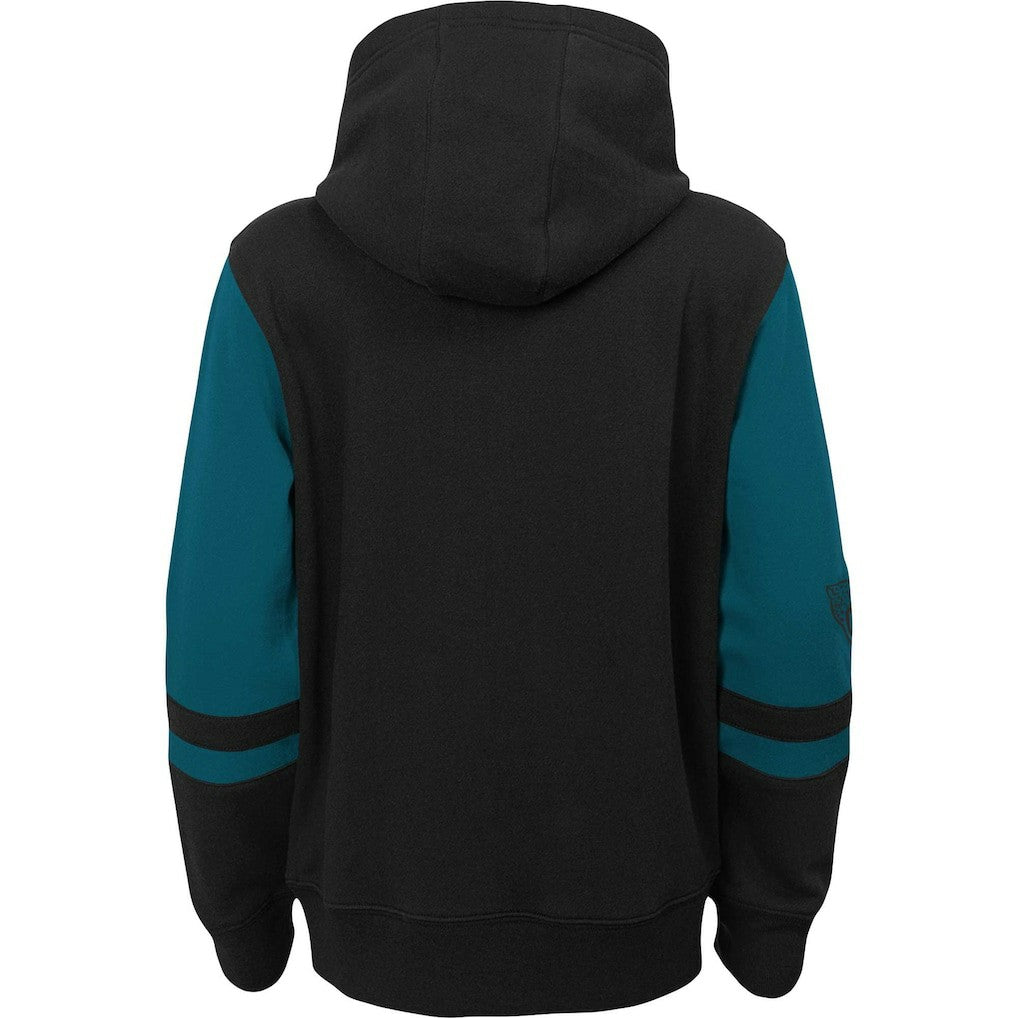 Jacksonville Jaguars Preschool Stadium Color Block Full-Zip Hoodie - Black cheap