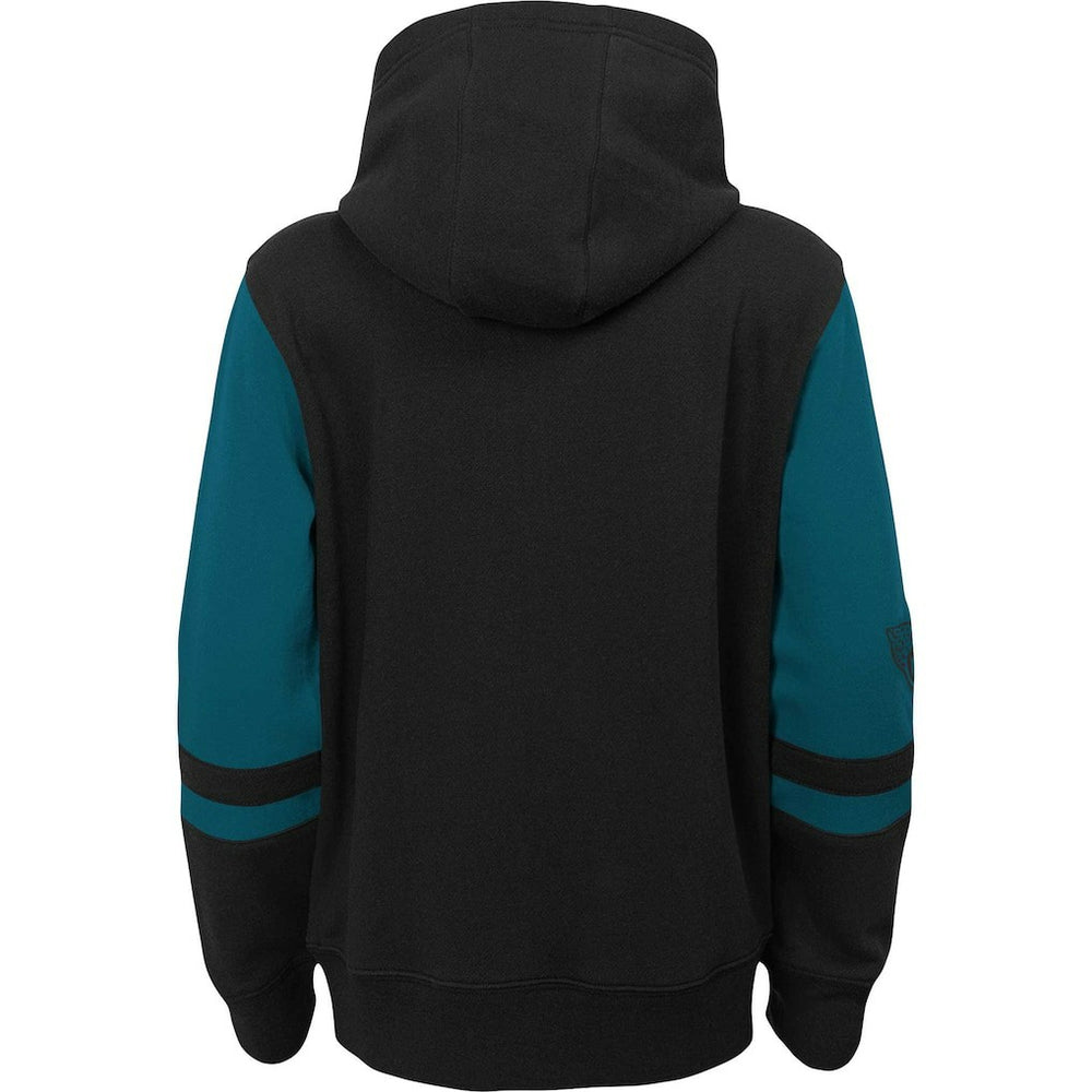 Jacksonville Jaguars Preschool Stadium Color Block Full-Zip Hoodie - Black cheap