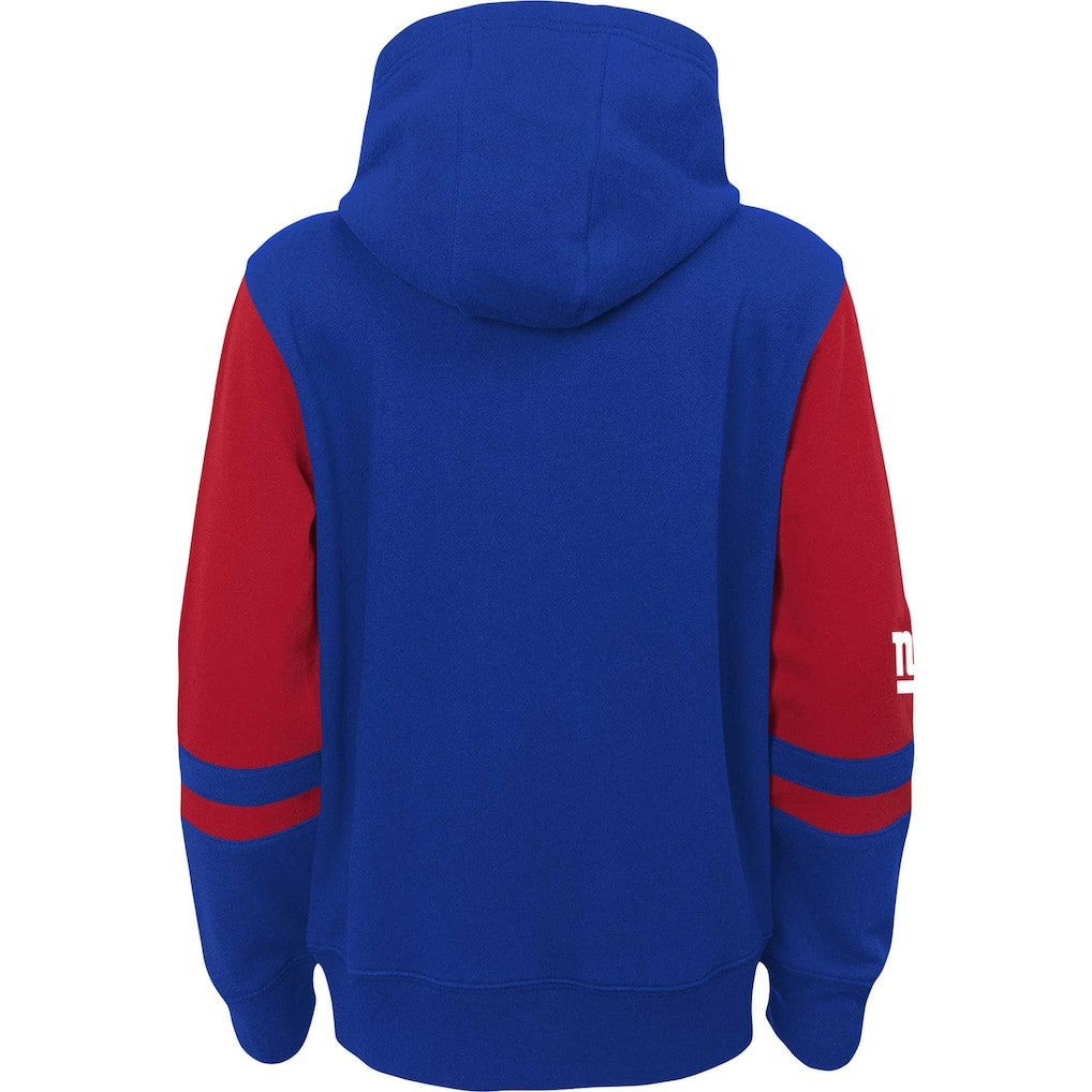 New York Giants Preschool Stadium Color Block Full-Zip Hoodie - Royal cheap
