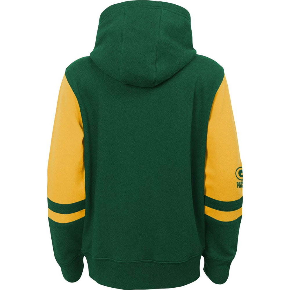 Green Bay Packers Preschool Stadium Color Block Full-Zip Hoodie - Green online