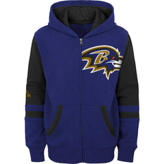 Baltimore Ravens Preschool Stadium Color Block Full-Zip Hoodie - Purple outlet