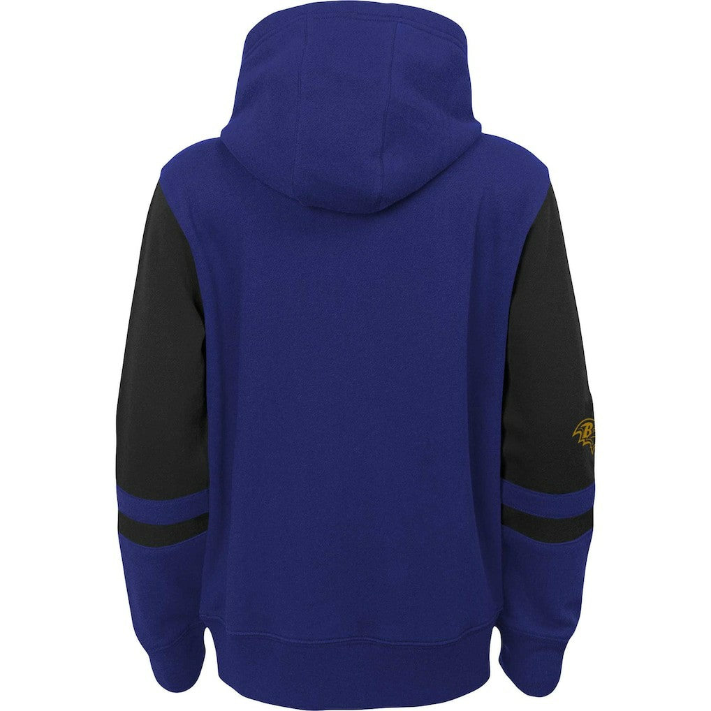 Baltimore Ravens Preschool Stadium Color Block Full-Zip Hoodie - Purple outlet