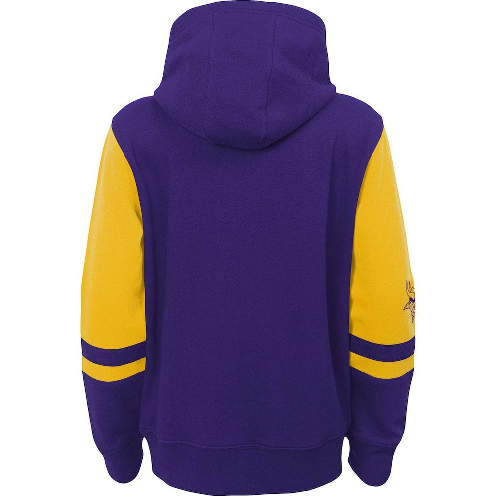 Minnesota Vikings Preschool Stadium Color Block Full-Zip Hoodie - Purple online