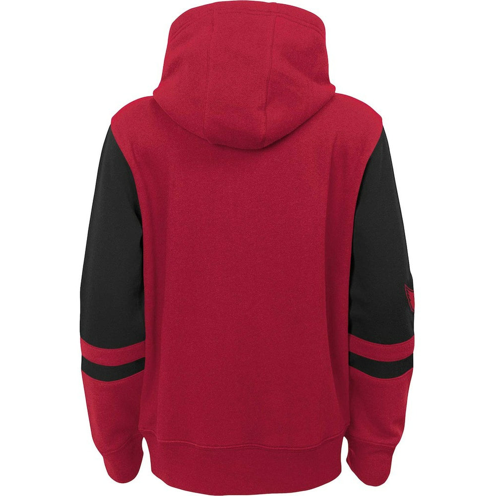 Arizona Cardinals Youth Colorblock Full-Zip Hoodie - Cardinal outlet