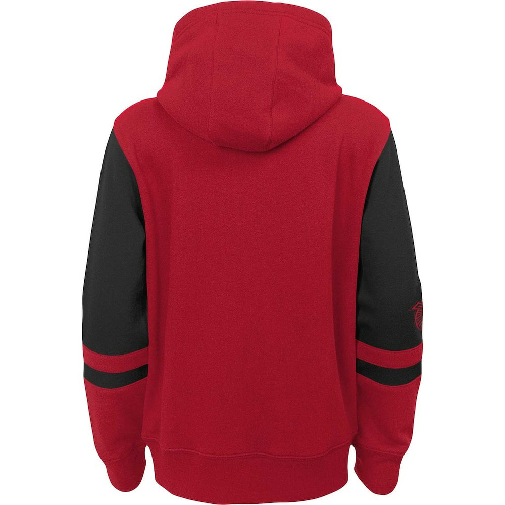Atlanta Falcons Youth Colorblock Full-Zip Hoodie - Red sale