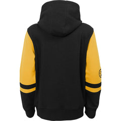 Pittsburgh Steelers Youth Colorblock Full-Zip Hoodie - Black outlet