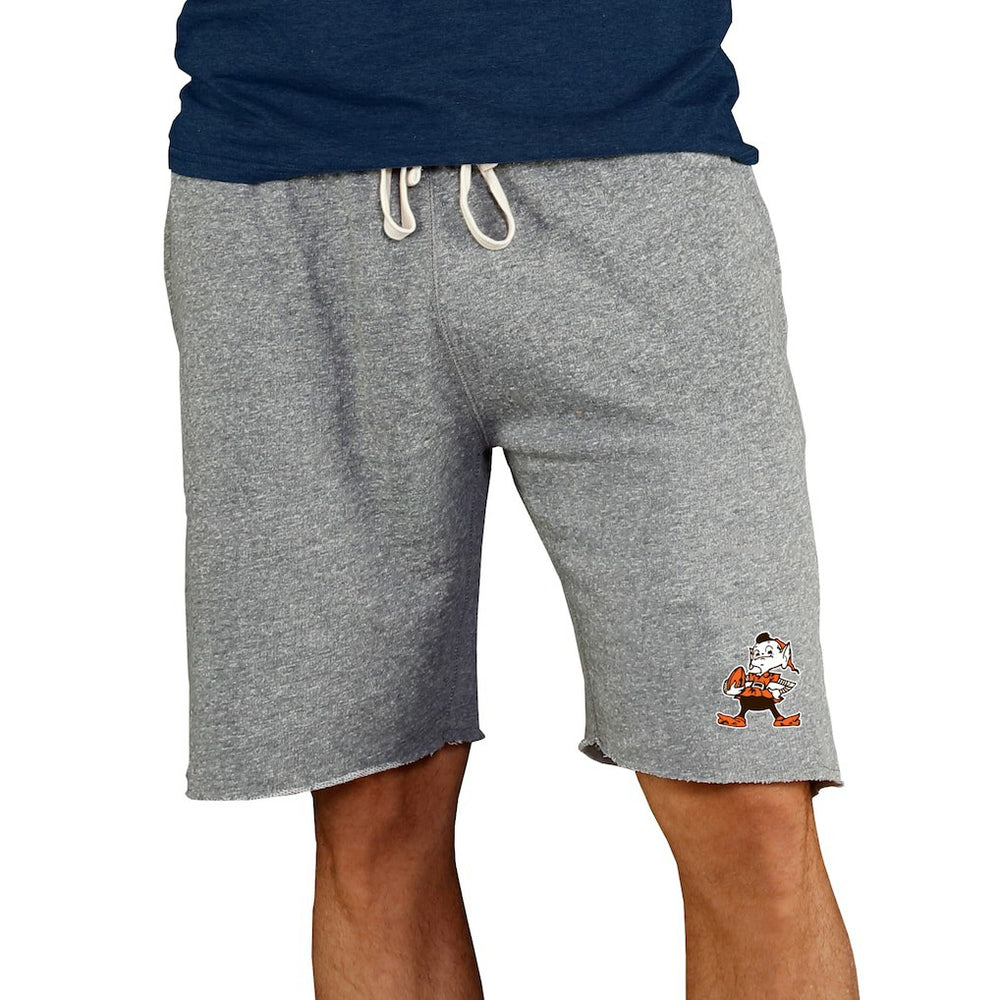 Cleveland Browns Concepts Sport Throwback Logo Mainstream Terry Shorts - Gray on sale