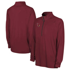Arizona Cardinals Combine Authentic Raglan Quarter-Zip Top - Cardinal outlet