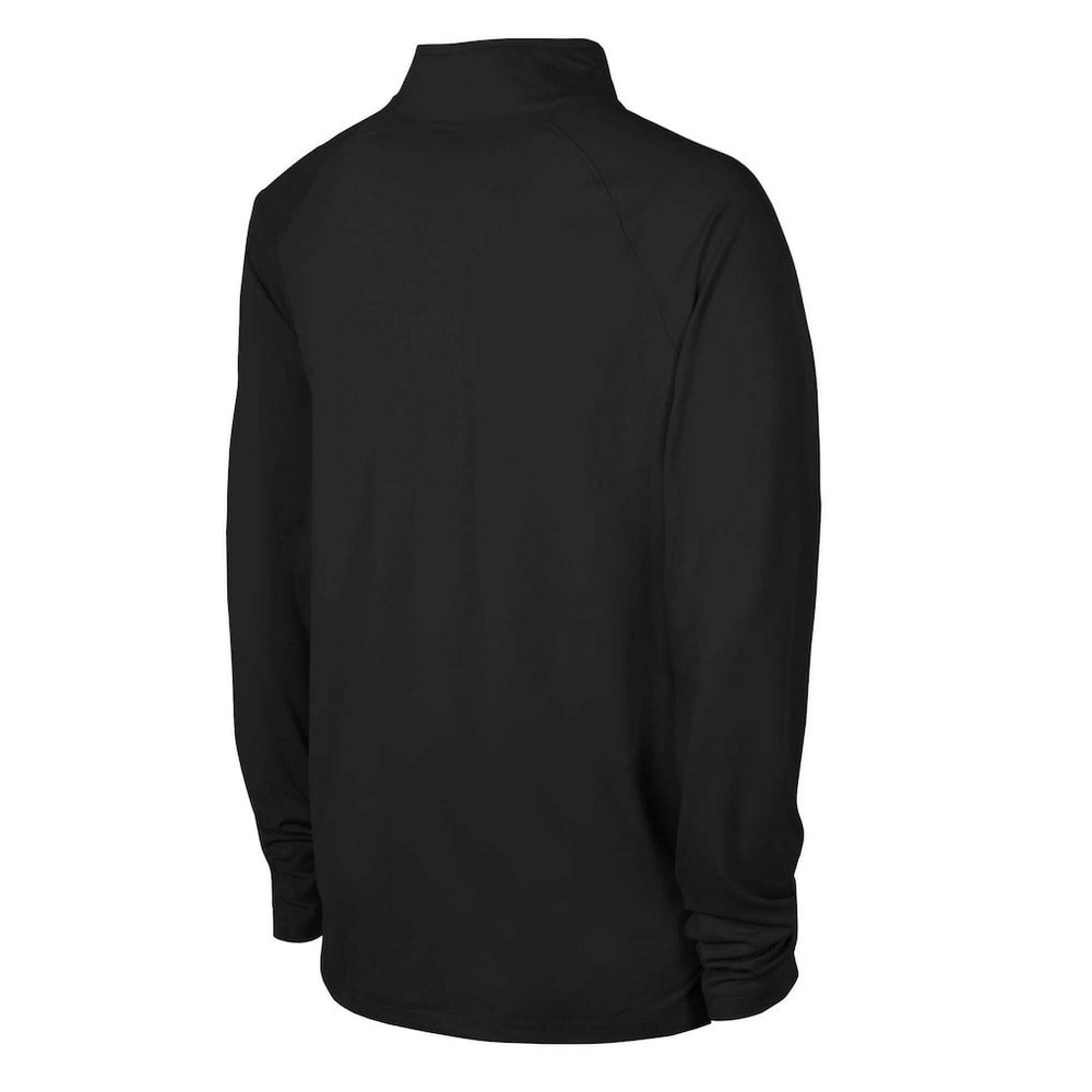 Las Vegas Raiders Combine Authentic Raglan Quarter-Zip Top - Black discount