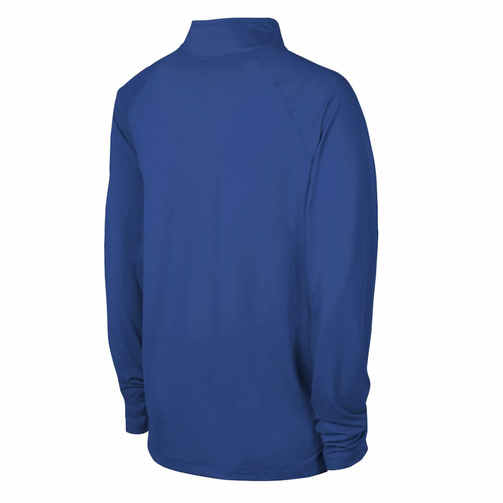 Los Angeles Rams Combine Authentic Raglan Quarter-Zip Top - Royal sale