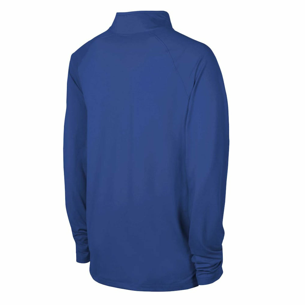 Los Angeles Rams Combine Authentic Raglan Quarter-Zip Top - Royal sale